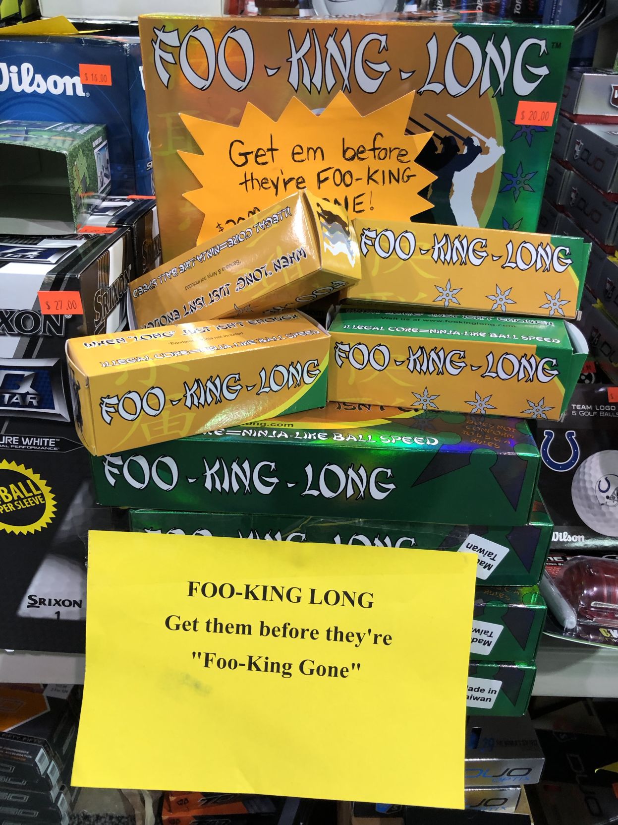 2019 Chicago Golf Show | Um, golf balls